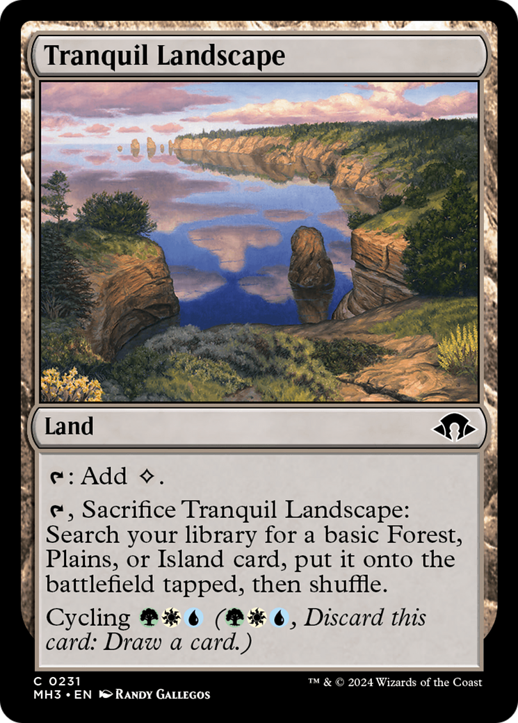 Tranquil Landscape (MH3-231) - Modern Horizons 3 Foil [Common]