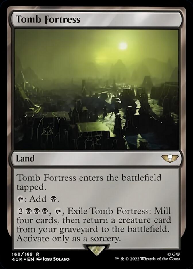 Tomb Fortress (40K-168) - Warhammer 40,000 Commander [Rare]