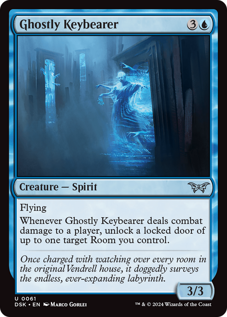 Ghostly Keybearer (DSK-061) - Duskmourn: House of Horror Foil [Uncommon]