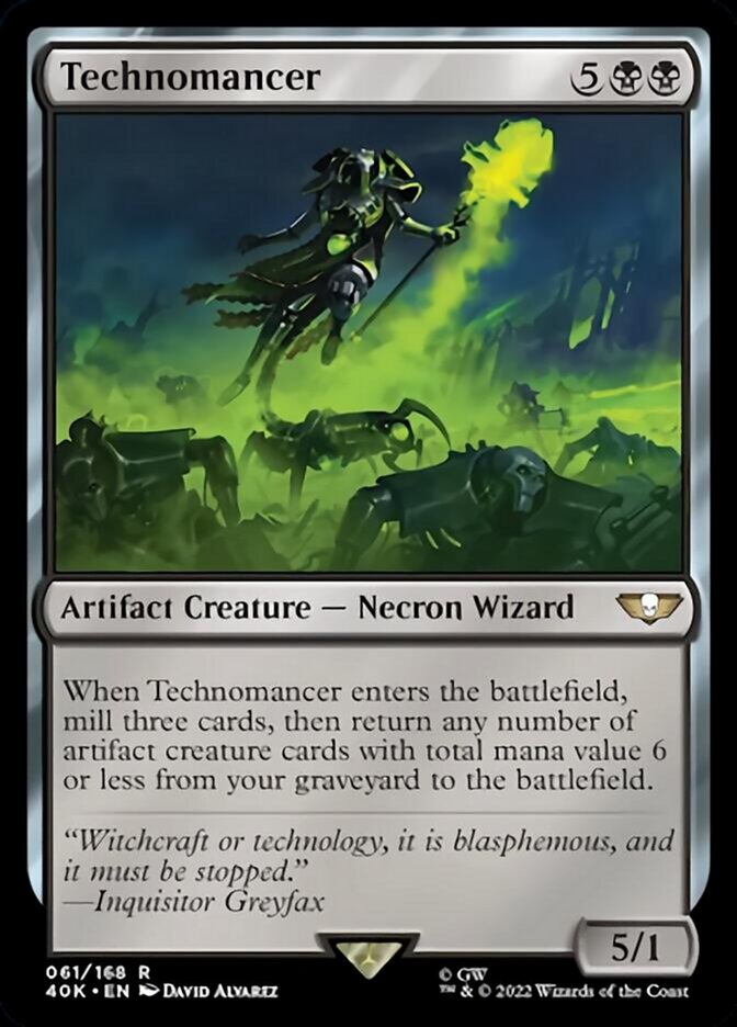 Technomancer (40K-061) - Warhammer 40,000 Commander [Rare]