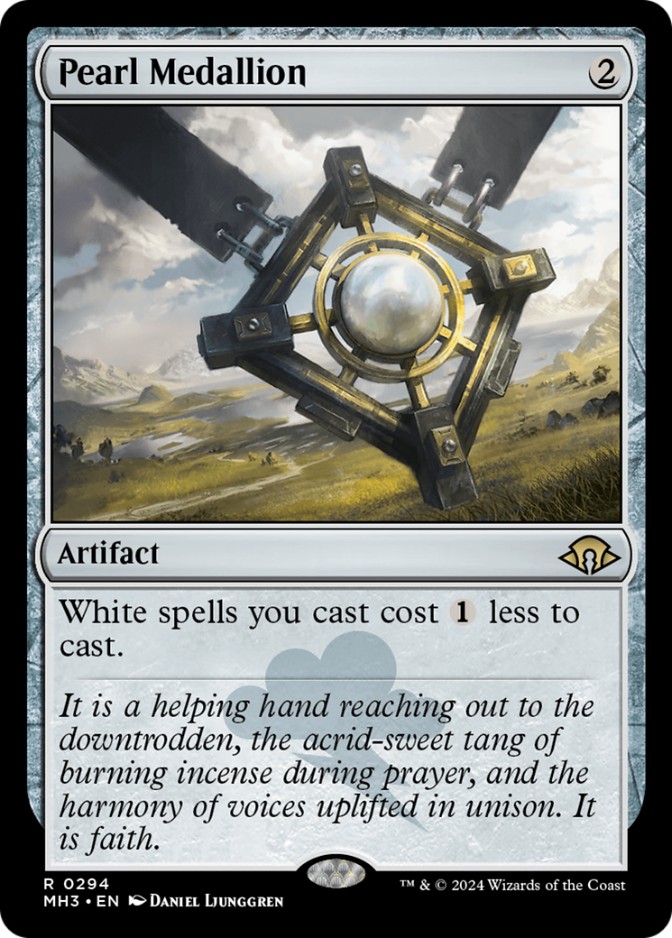 Pearl Medallion (MH3-294) - Modern Horizons 3 [Rare]