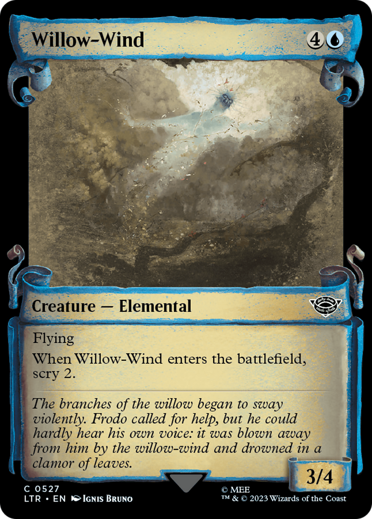 Willow-Wind (LTR-527) - The Lord of the Rings: Tales of Middle-earth: (Showcase) Scroll Foil [Common]