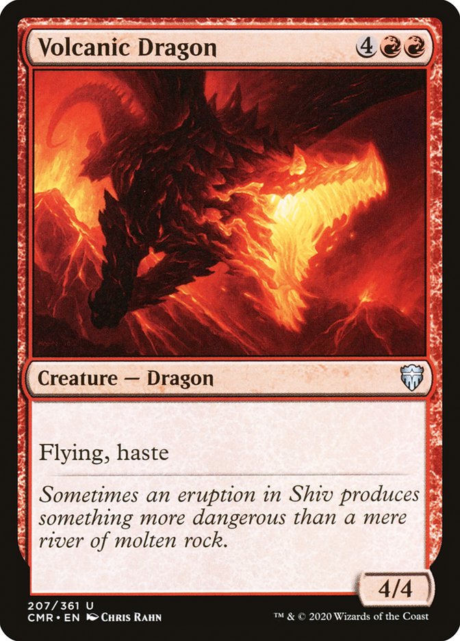 Volcanic Dragon (CMR-207) - Commander Legends [Uncommon]