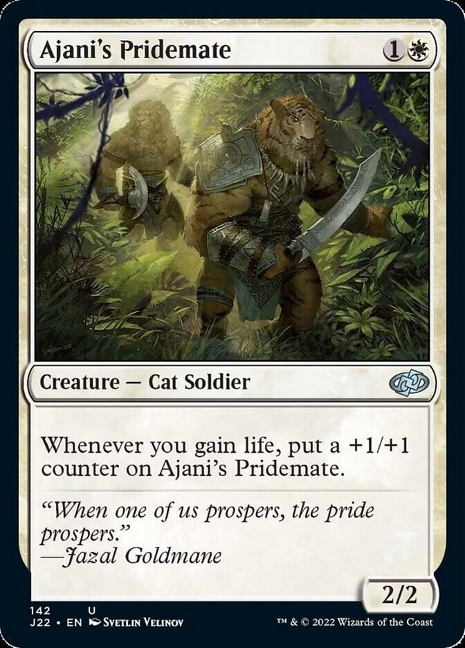 Ajani's Pridemate (J22-142) - Jumpstart 2022 [Uncommon]