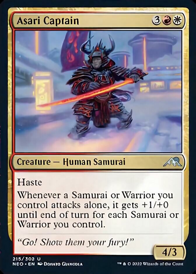 Asari Captain (NEO-215) - Kamigawa: Neon Dynasty [Uncommon]