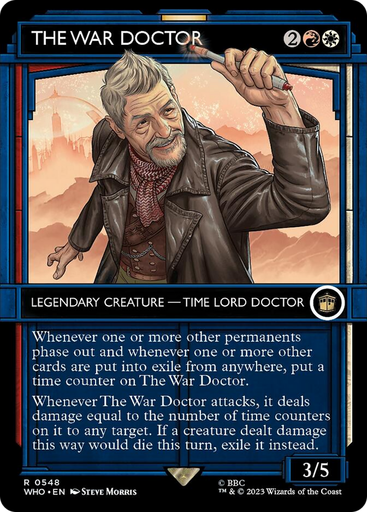 The War Doctor (WHO-548) - Doctor Who: (Showcase) (Borderless) [Rare]