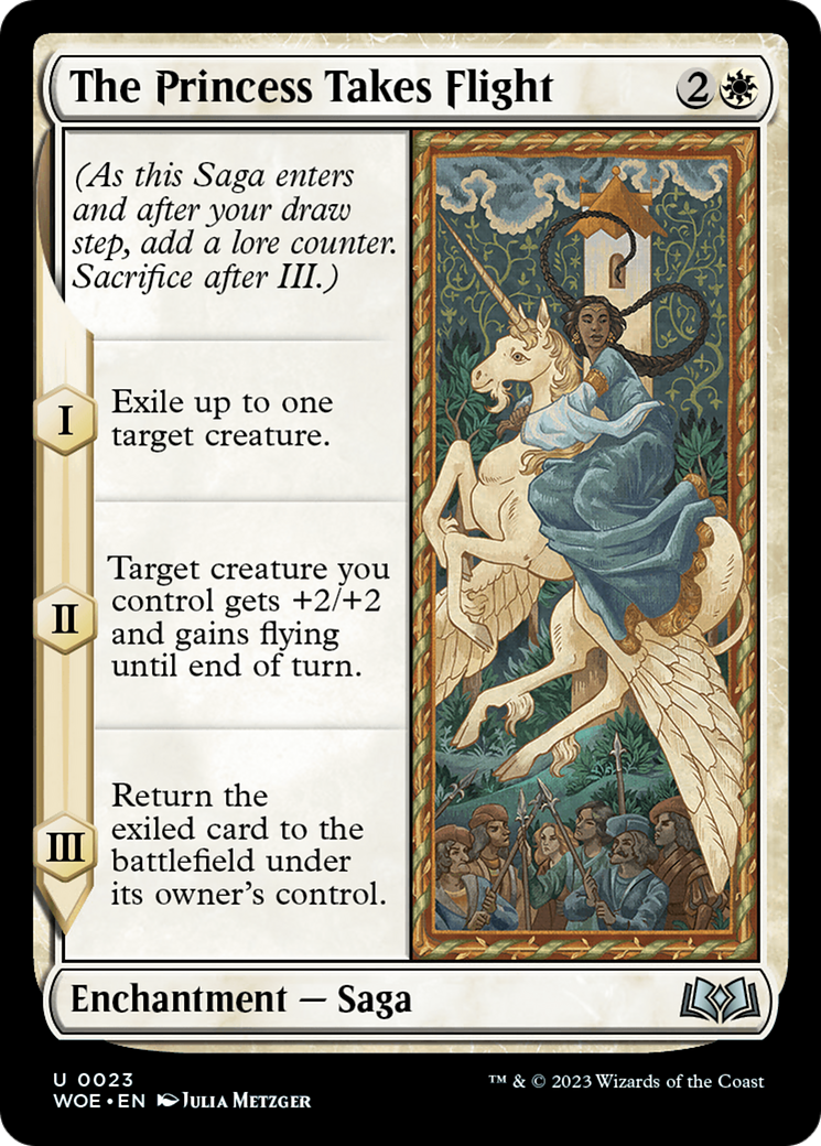 The Princess Takes Flight (WOE-023) - Wilds of Eldraine [Uncommon]