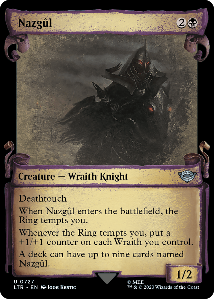 Nazgûl (LTR-727) - The Lord of the Rings: Tales of Middle-earth: (Showcase) Scroll [Uncommon]