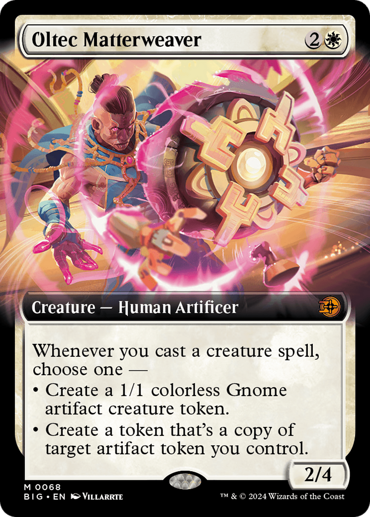 Oltec Matterweaver (BIG-068) - The Big Score: (Extended Art) Foil [Mythic]