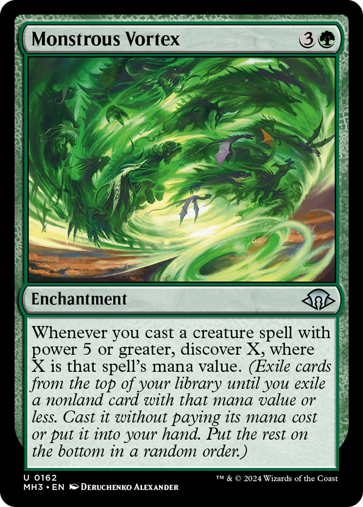 Monstrous Vortex (MH3-162) - Modern Horizons 3 [Uncommon]