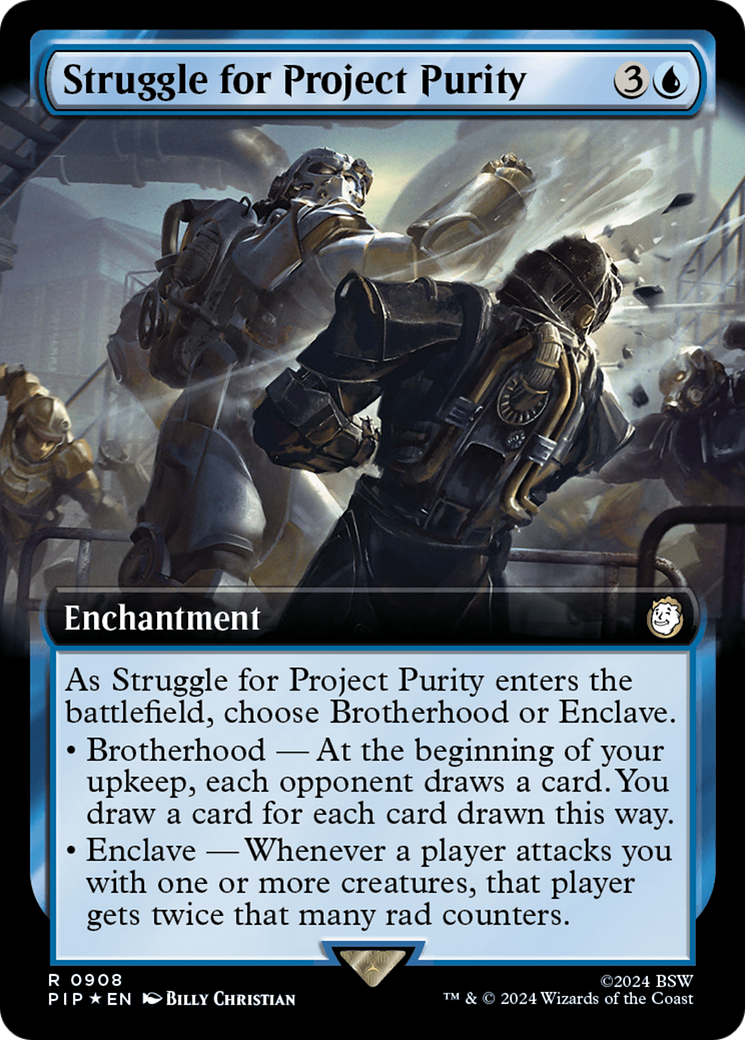 Struggle for Project Purity (PIP-908) - Fallout: (Extended Art) Surge Foil [Rare]