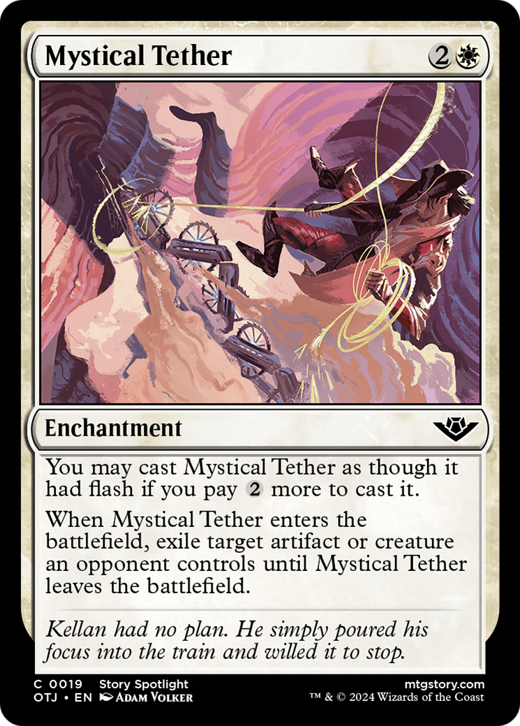 Mystical Tether (OTJ-019) - Outlaws of Thunder Junction Foil [Common]