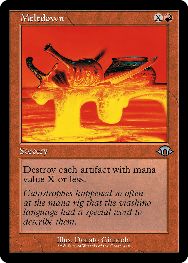 Meltdown (MH3-418) - Modern Horizons 3 [Uncommon] Retro Frame