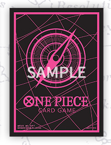 One Piece Card Game - Official Sleeves Set 6: Black/Pink