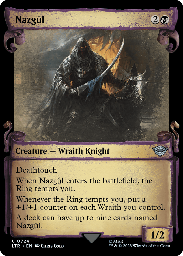 Nazgûl (LTR-724) - The Lord of the Rings: Tales of Middle-earth: (Showcase) Scroll [Uncommon]