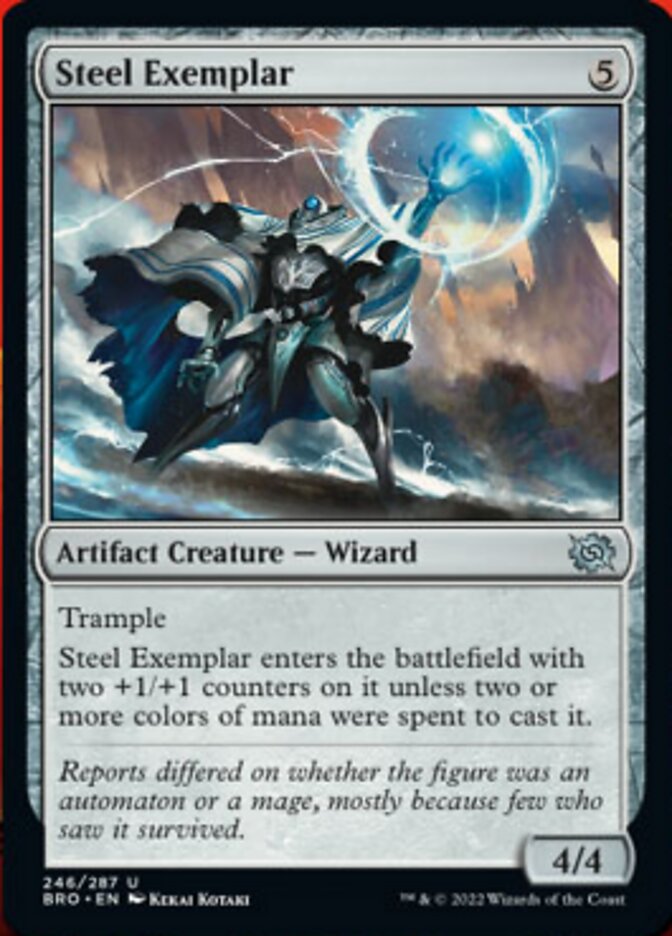 Steel Exemplar (BRO-246) - The Brothers' War [Uncommon]