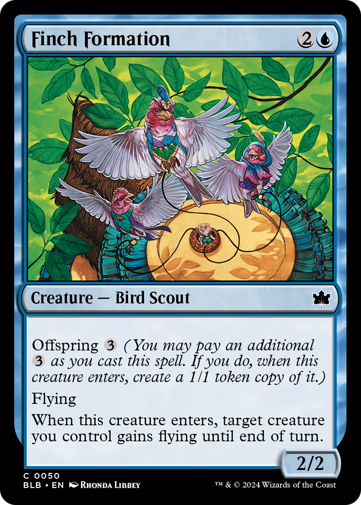 Finch Formation (BLB-050) - Bloomburrow Foil [Common]