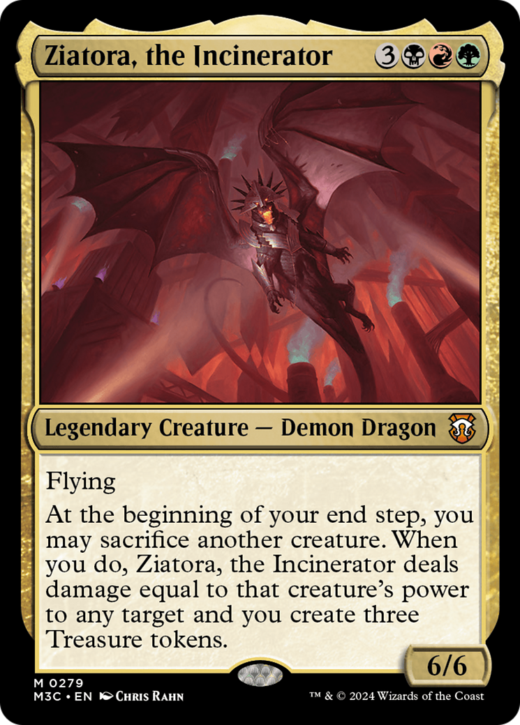Ziatora, the Incinerator (M3C-279) - Modern Horizons 3 Commander [Mythic]