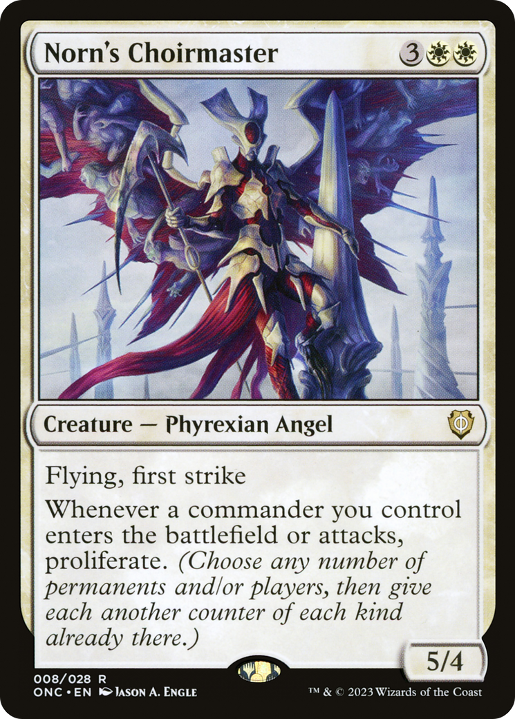 Norn's Choirmaster (ONC-008) - Phyrexia: All Will Be One Commander [Rare]