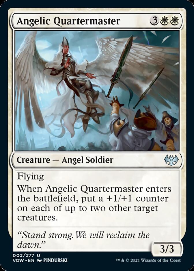 Angelic Quartermaster (VOW-002) - Innistrad: Crimson Vow [Uncommon]