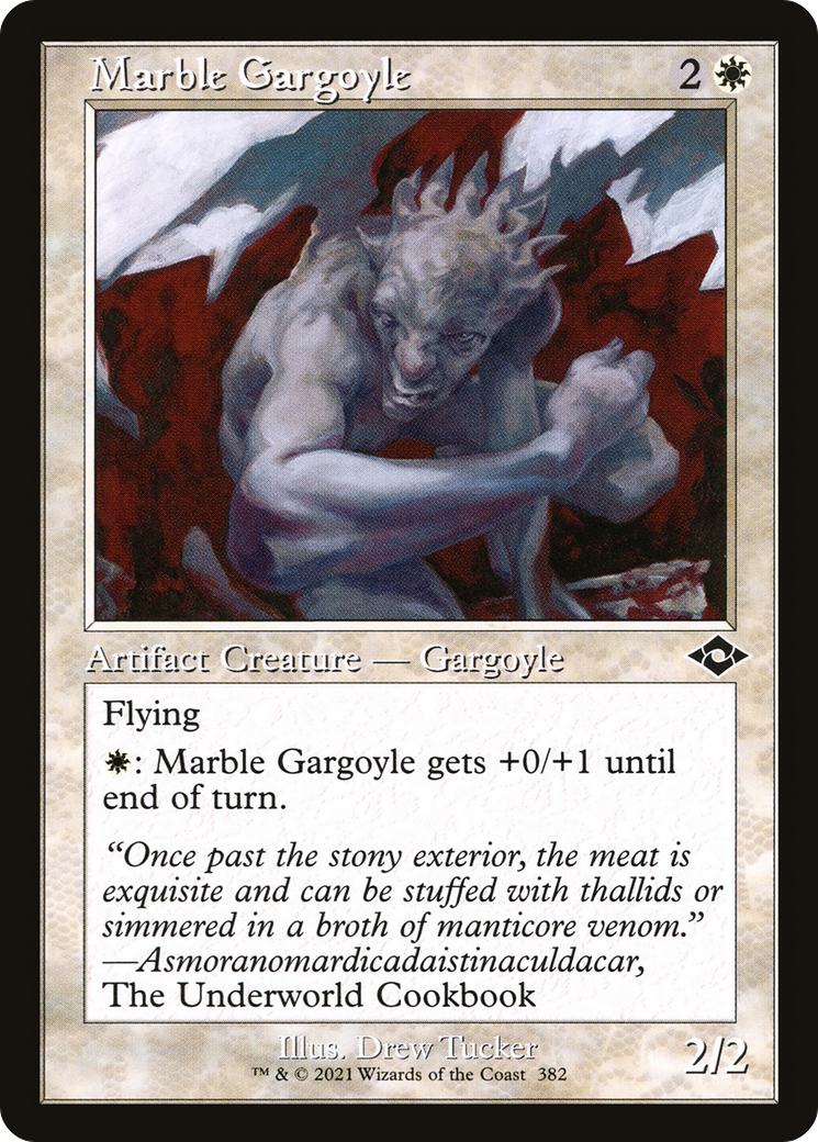 Marble Gargoyle (MH2-382) - Modern Horizons 2 [Common] Retro Frame