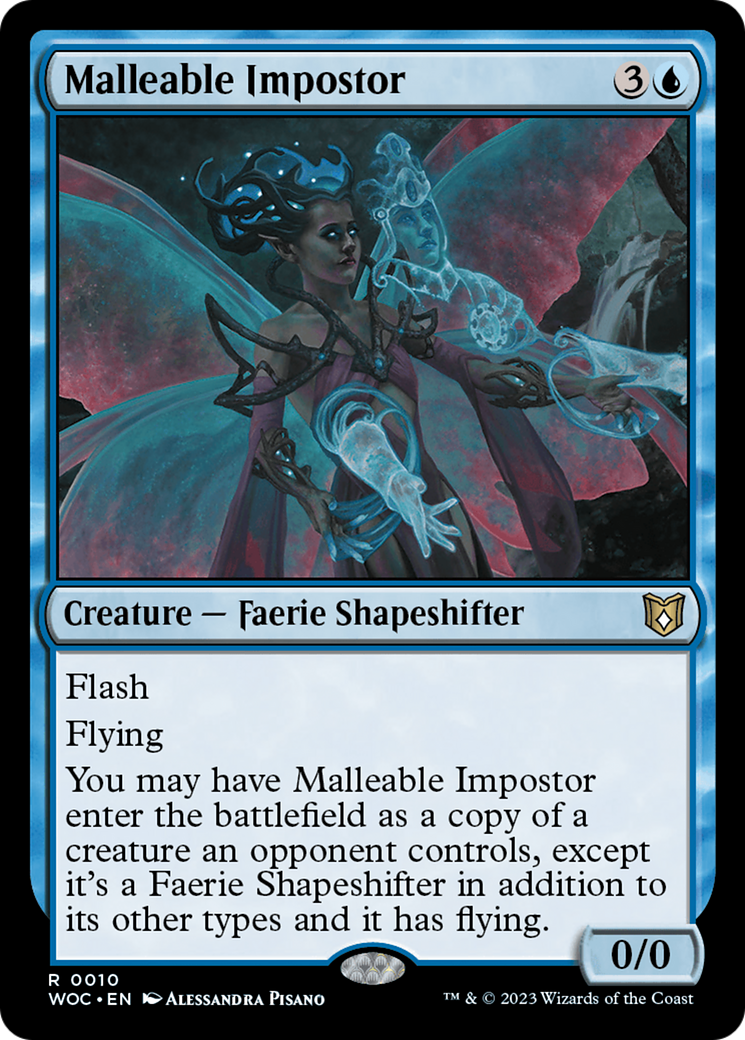 Malleable Impostor (WOC-010) - Wilds of Eldraine Commander [Rare]