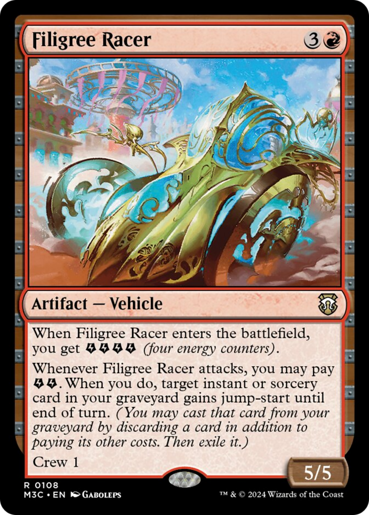 Filigree Racer (M3C-108) - Modern Horizons 3 Commander [Rare]