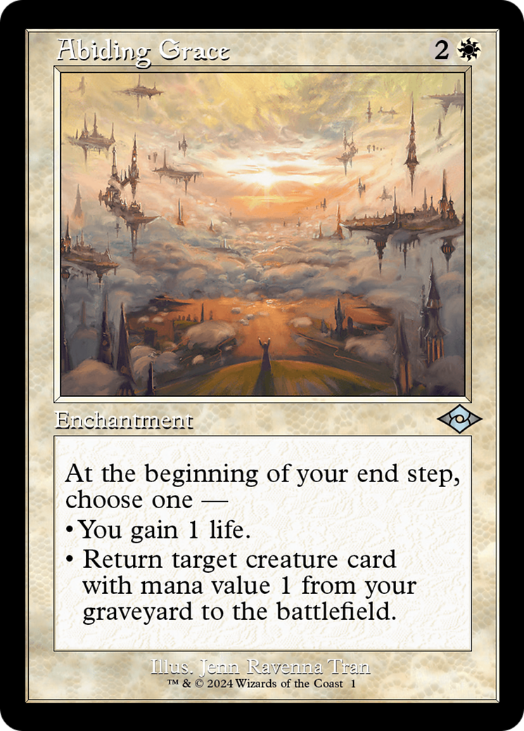 Abiding Grace (H2R-001) - Modern Horizons 2 Timeshifts Foil [Uncommon]