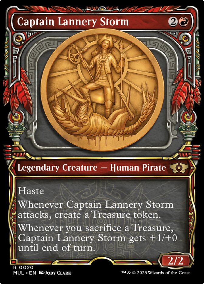 Captain Lannery Storm (MUL-020) - Multiverse Legends: (Showcase) [Rare]