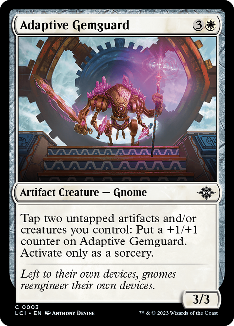 Adaptive Gemguard (LCI-003) - The Lost Caverns of Ixalan [Common]