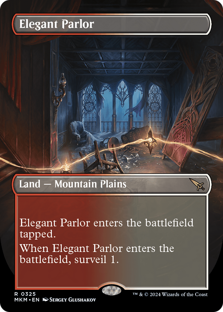 Elegant Parlor (MKM-325) - Murders at Karlov Manor (Borderless) Foil [Rare]