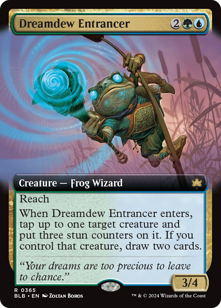 Dreamdew Entrancer (BLB-365) - Bloomburrow: (Extended Art) Foil [Rare]