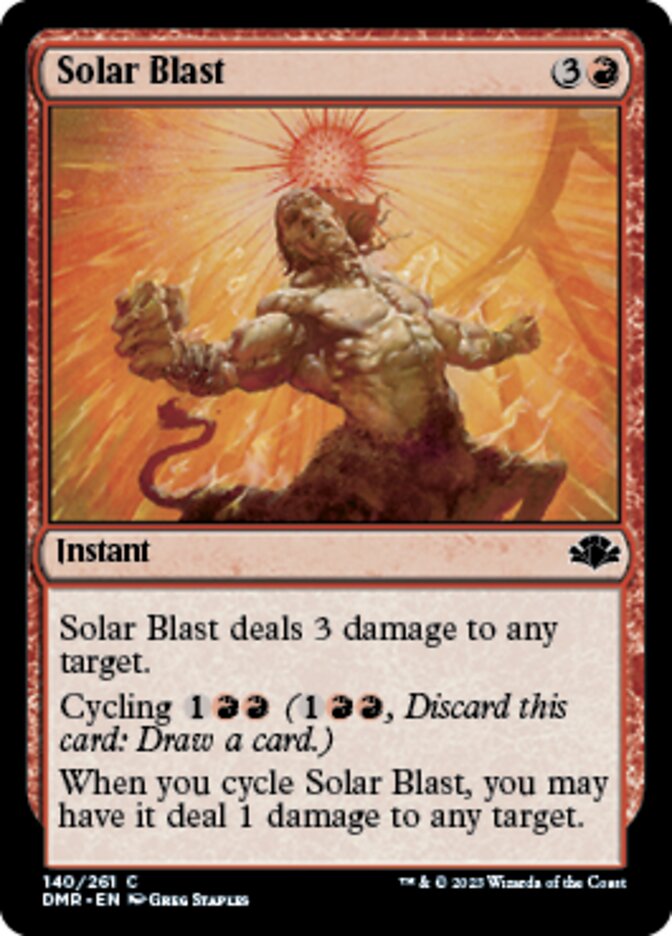 Solar Blast (DMR-140) - Dominaria Remastered [Common]