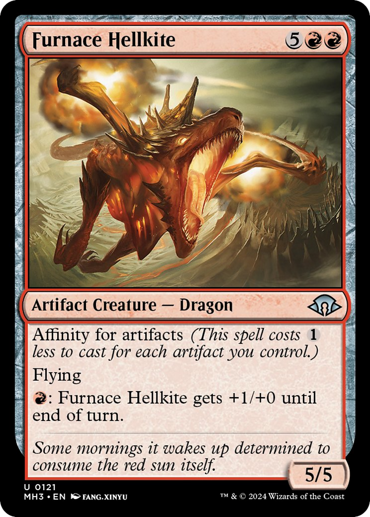 Furnace Hellkite (MH3-121) - Modern Horizons 3 [Uncommon]