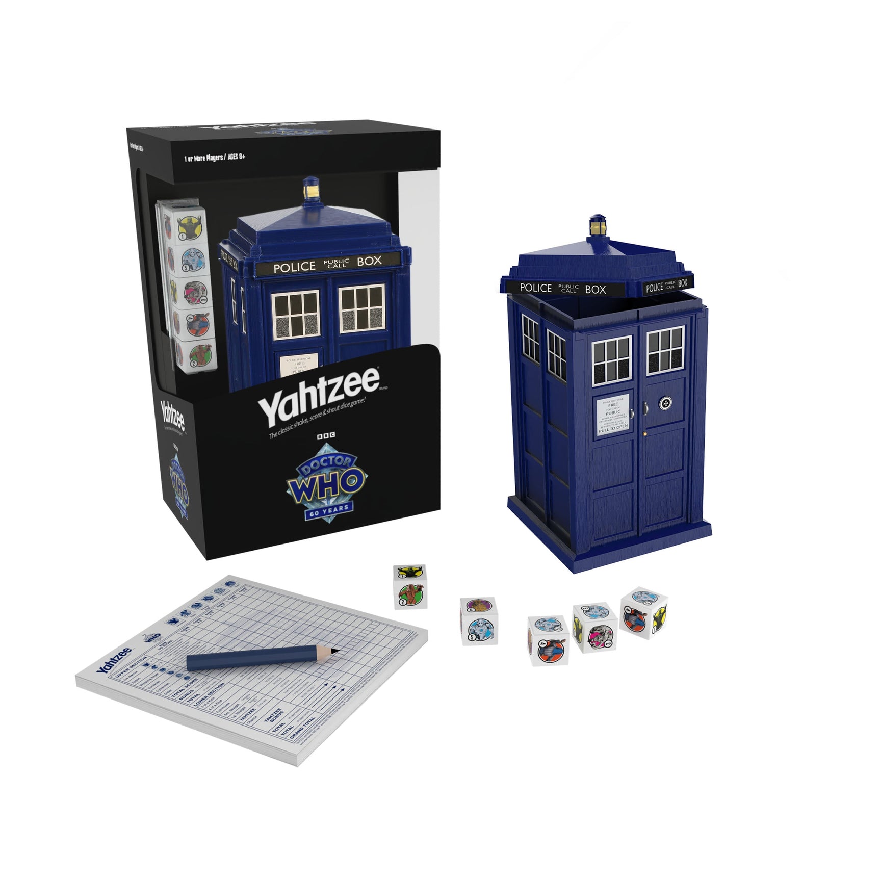 Yahtzee®: Doctor Who Tardis 60th Anniversary