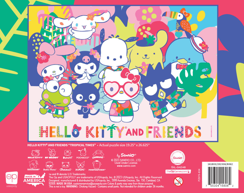 Puzzle - USAopoly - Hello Kitty® and Friends: Tropical Times (1000 Pieces)