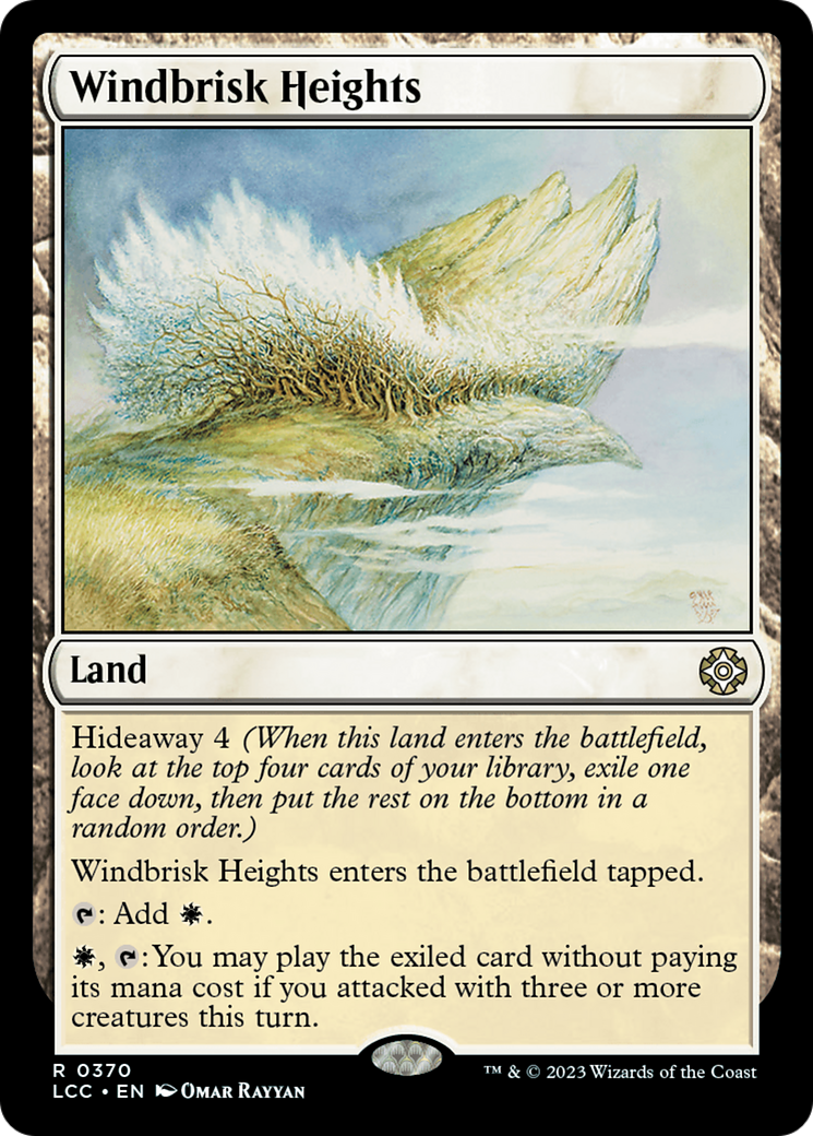 Windbrisk Heights (LCC-370) - The Lost Caverns of Ixalan Commander [Rare]