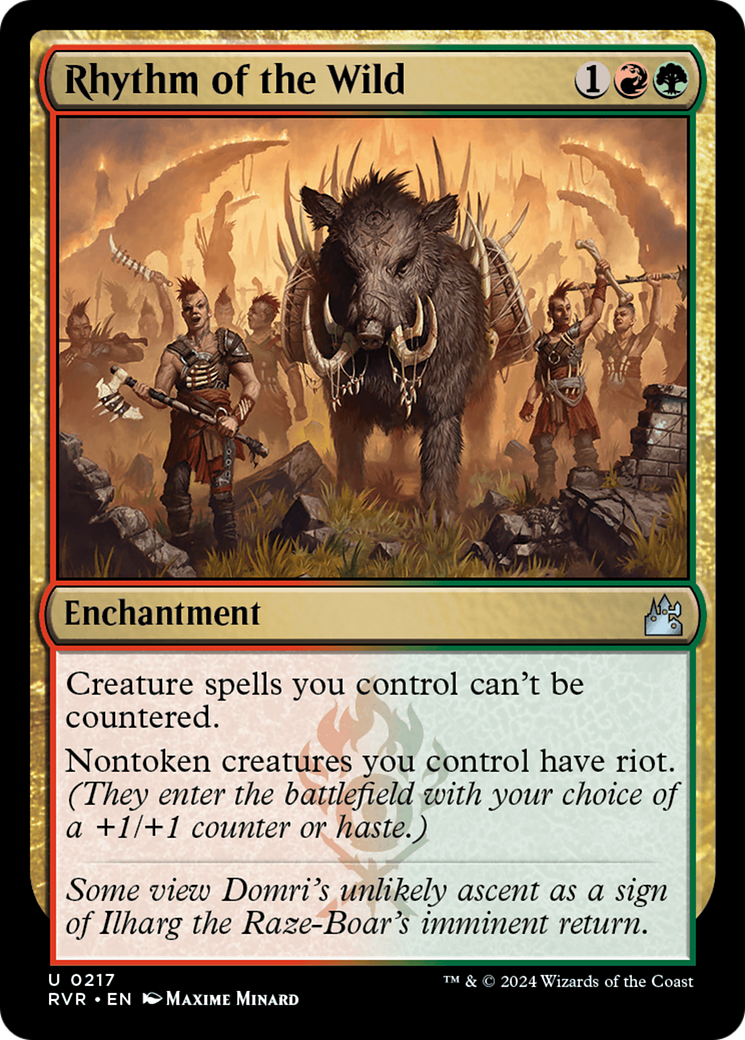 Rhythm of the Wild (RVR-217) - Ravnica Remastered [Uncommon]