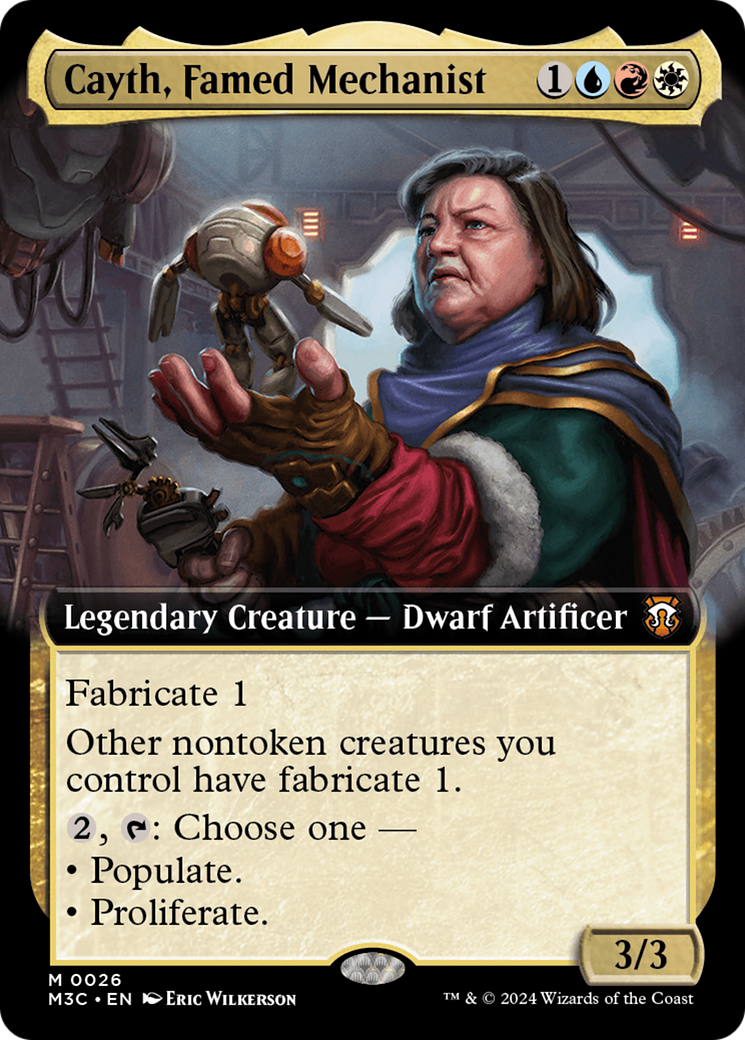 Cayth, Famed Mechanist (M3C-026) - Modern Horizons 3 Commander: (Extended Art) [Mythic]