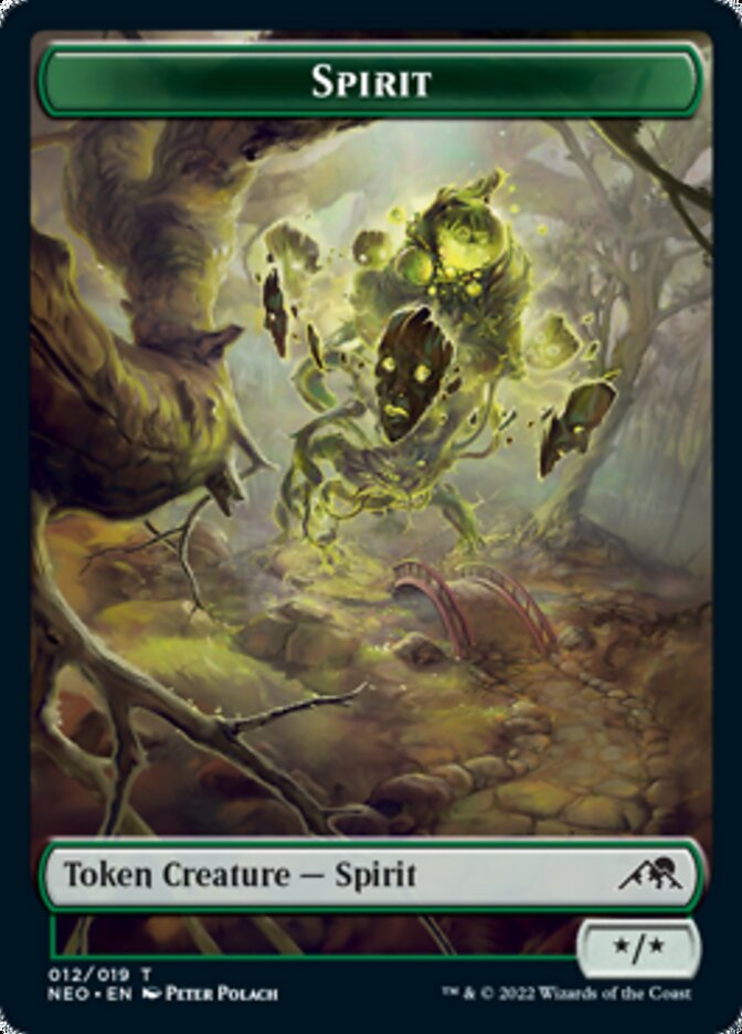 Spirit (TNEO-012) - Kamigawa: Neon Dynasty Tokens [Common]