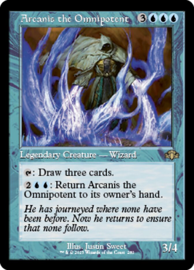 Arcanis the Omnipotent (DMR-280) - Dominaria Remastered [Rare]