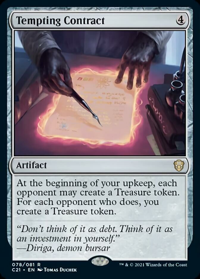 Tempting Contract (C21-078) - Commander 2021 [Rare]