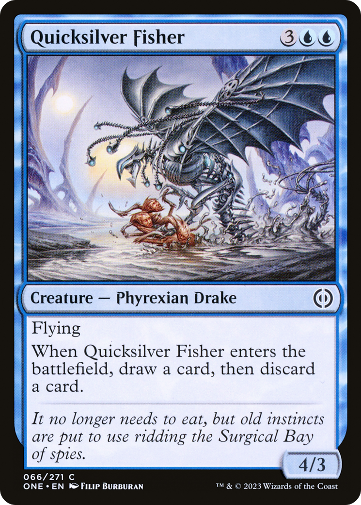 Quicksilver Fisher (ONE-066) - Phyrexia: All Will Be One [Common]