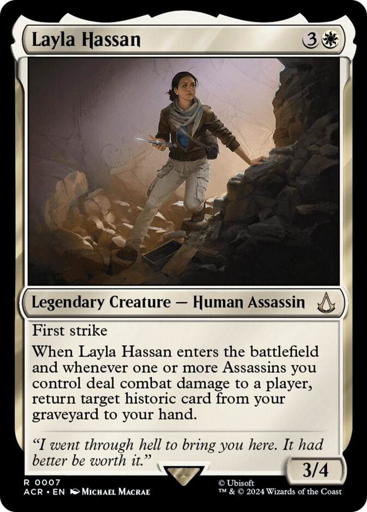 Layla Hassan (ACR-007) - Assassin's Creed [Rare]