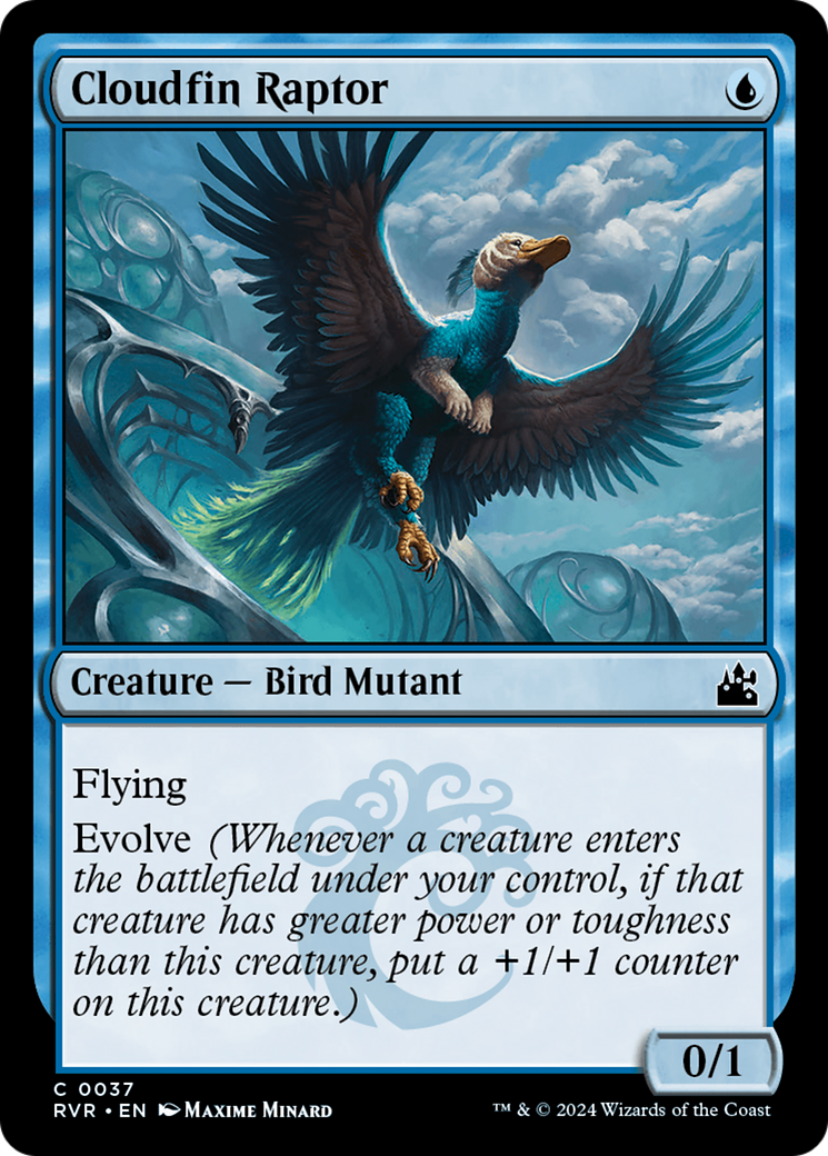 Cloudfin Raptor (RVR-037) - Ravnica Remastered [Common]