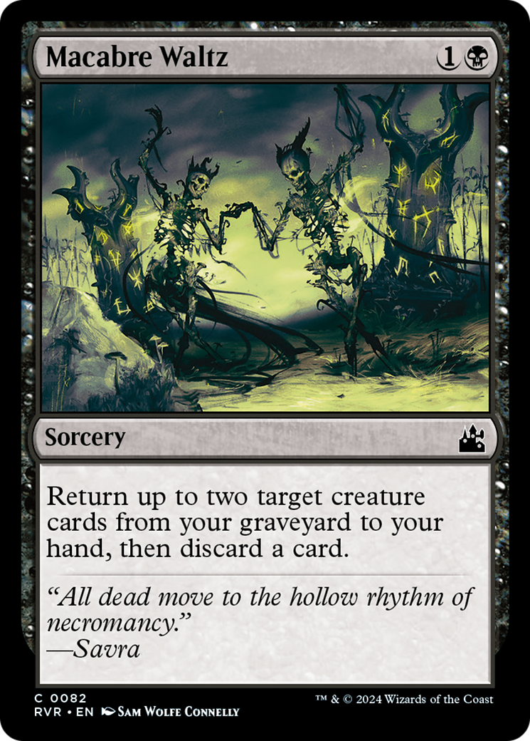 Macabre Waltz (RVR-082) - Ravnica Remastered [Common]