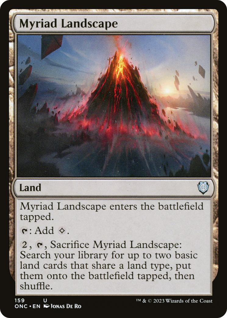 Myriad Landscape (ONC-159) - Phyrexia: All Will Be One Commander [Uncommon]