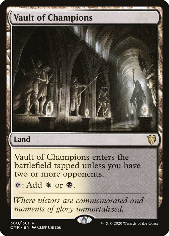 Vault of Champions (CMR-360) - Commander Legends [Rare]