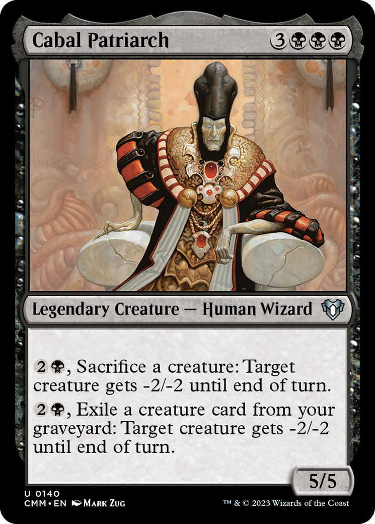 Cabal Patriarch (CMM-140) - Commander Masters [Uncommon]