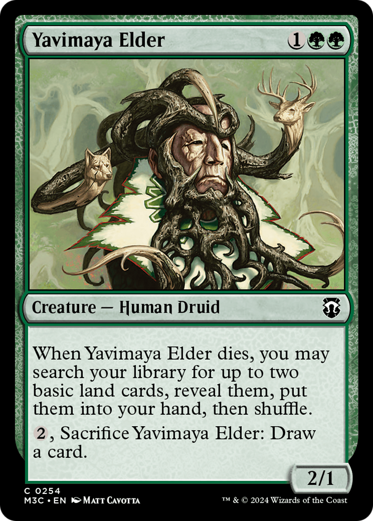 Yavimaya Elder (M3C-254) - Modern Horizons 3 Commander Foil [Common]